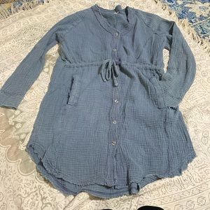 Linen Style Dress